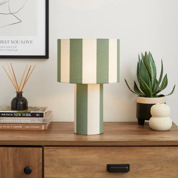 Beatrice Striped Table Lamp 1