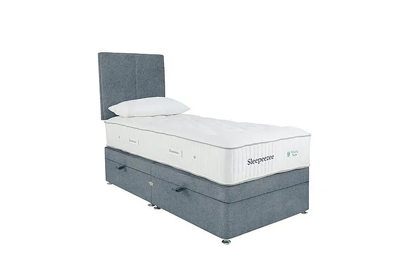 Natural Touch 3000 Side Ottoman Divan Set - Single - Joshua Blue