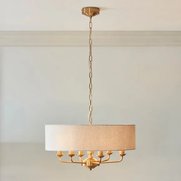 Return - Vogue Sandringham Mid Century 6 Light Adjustable Pendant Light