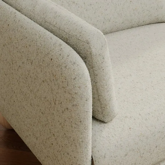 Armitage Chunky Boucle Fleck Snuggle Chair 3