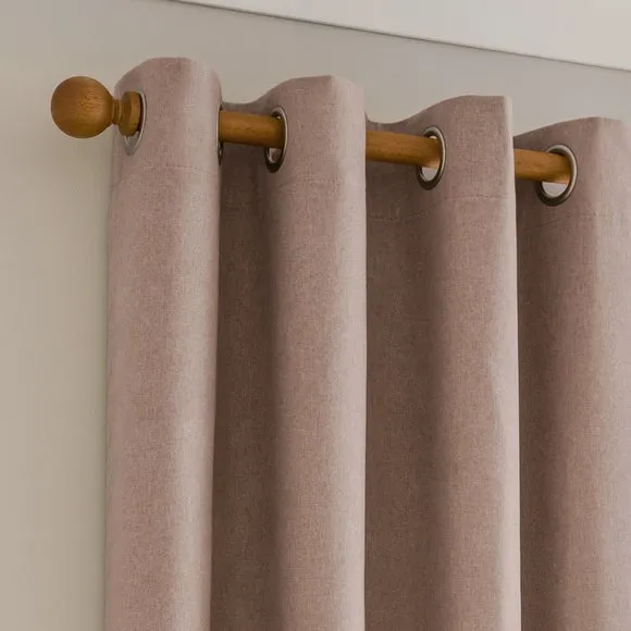 Luna Brushed Eyelet Curtains (Blackout Available) 1