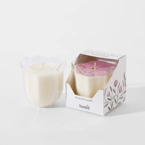 English Garden Peony & White Musk Candle 5