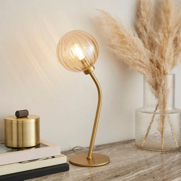 Luxe Ribbed LED Table Lamp 1