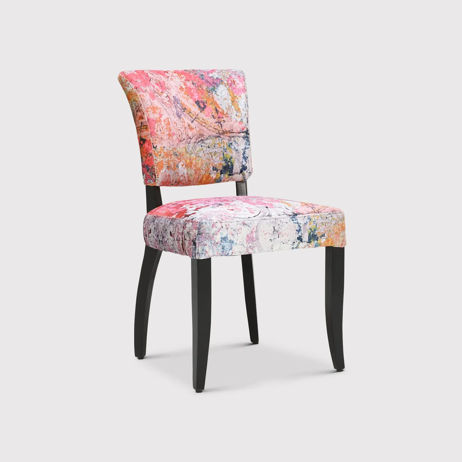 Timothy Oulton Mimi Dining Chair, Pink Velvet | Barker & Stonehouse 2