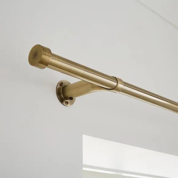 Trinity Room Darkening Extendable Metal Eyelet Curtain Pole