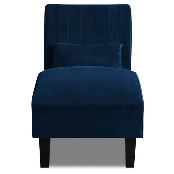 Bella Velvet Chaise Lounge 4