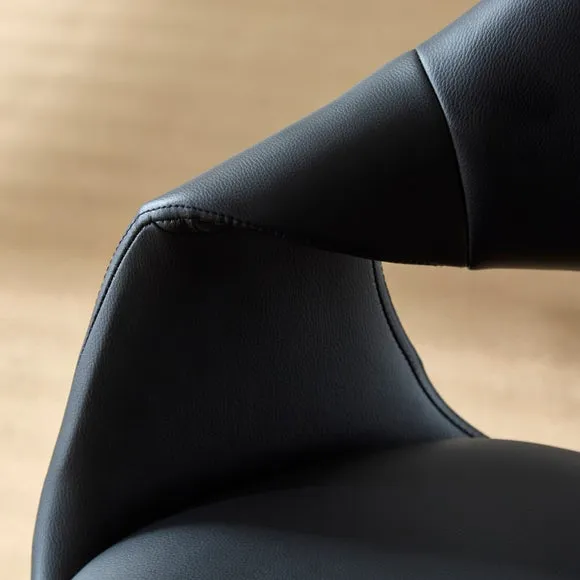 Marley Fold Back Chair, Faux Leather 3
