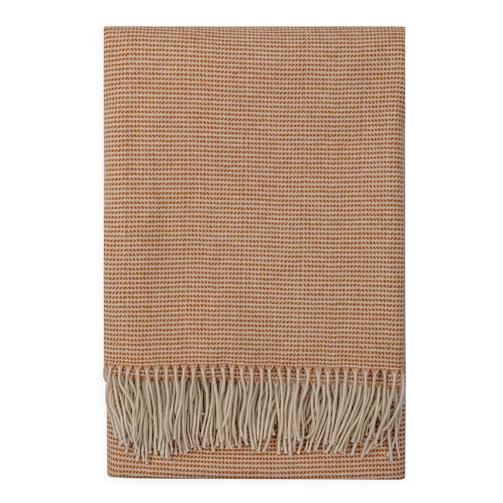 Heal's Baverstock Heritage Throw Mustard 150cm x 190cm