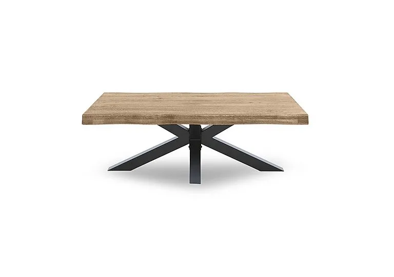 Njord Raw Edge Coffee Table with Metal Star Base