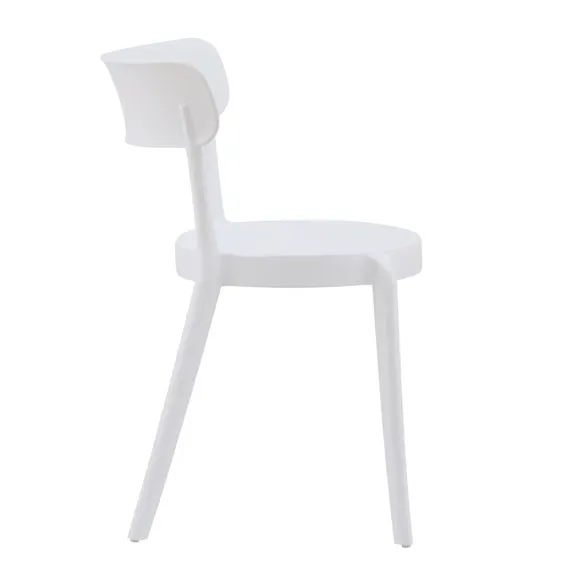 Fusion Living Plastic Bistro Dining Chair 3