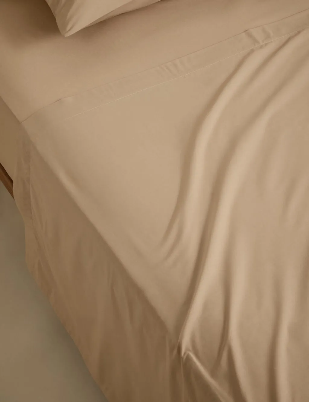M&S Cotton Rich Flat Sheet Biscuit
