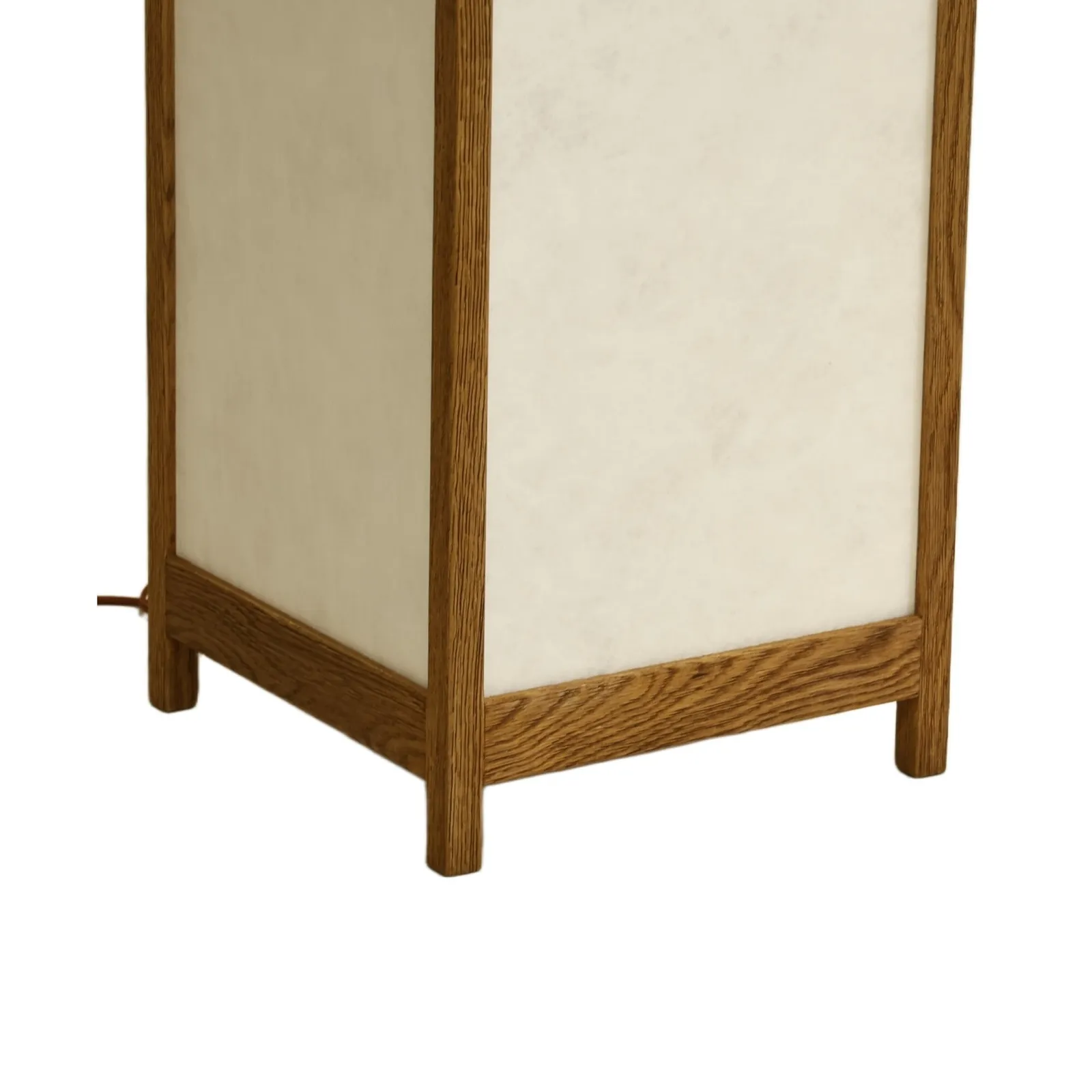 Chinese Style Floor Lamp 35X35X85Cm, White Oak | Barker & Stonehouse 4