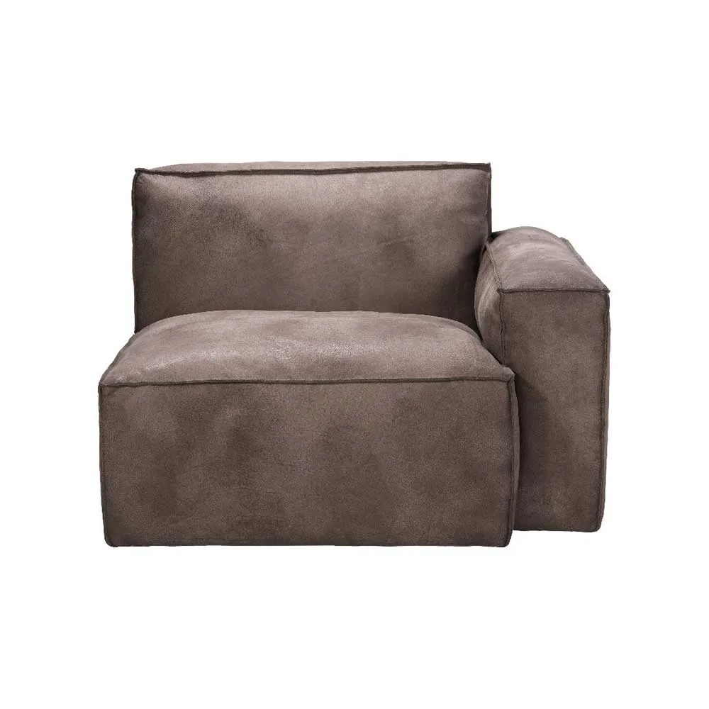 Timothy Oulton Nirvana Leather Medium Sectional Right Hand Facing Corner Sofa