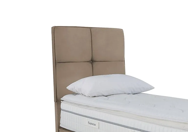 Dalmore Floor Standing Headboard - Single - Plush Beige