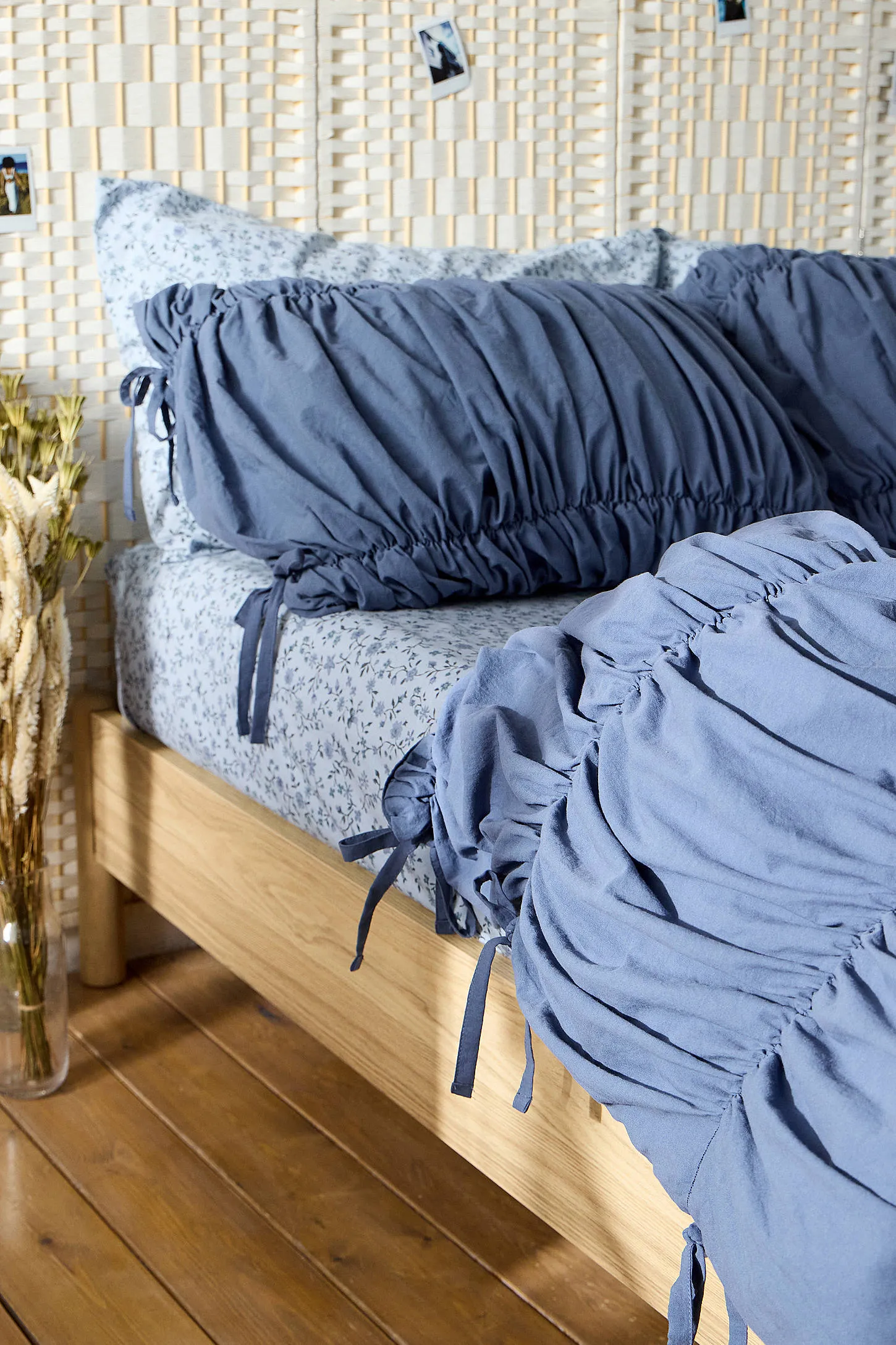 Cinched Duvet Set - Blue 3