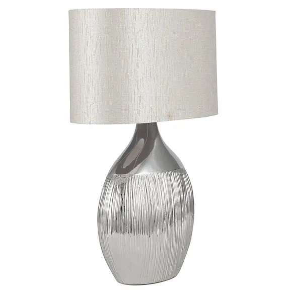 Gemini Silver Table Lamp 3