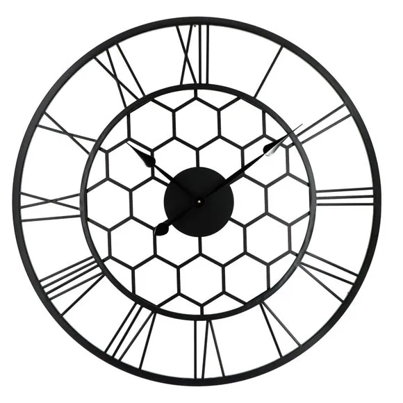 Charles Bentley Stanwick Indoor Outdoor Round Skeleton Wall Clock 5