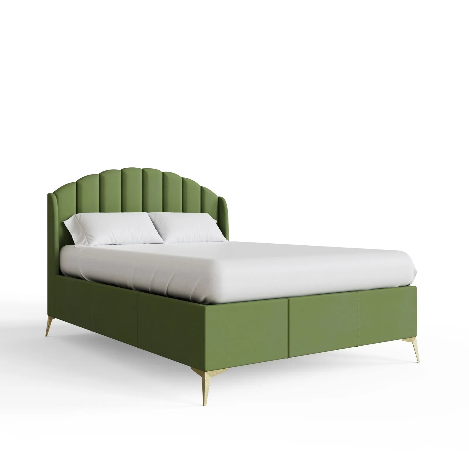 GFW Pettine End Lift Ottoman Storage Bed in Green 6