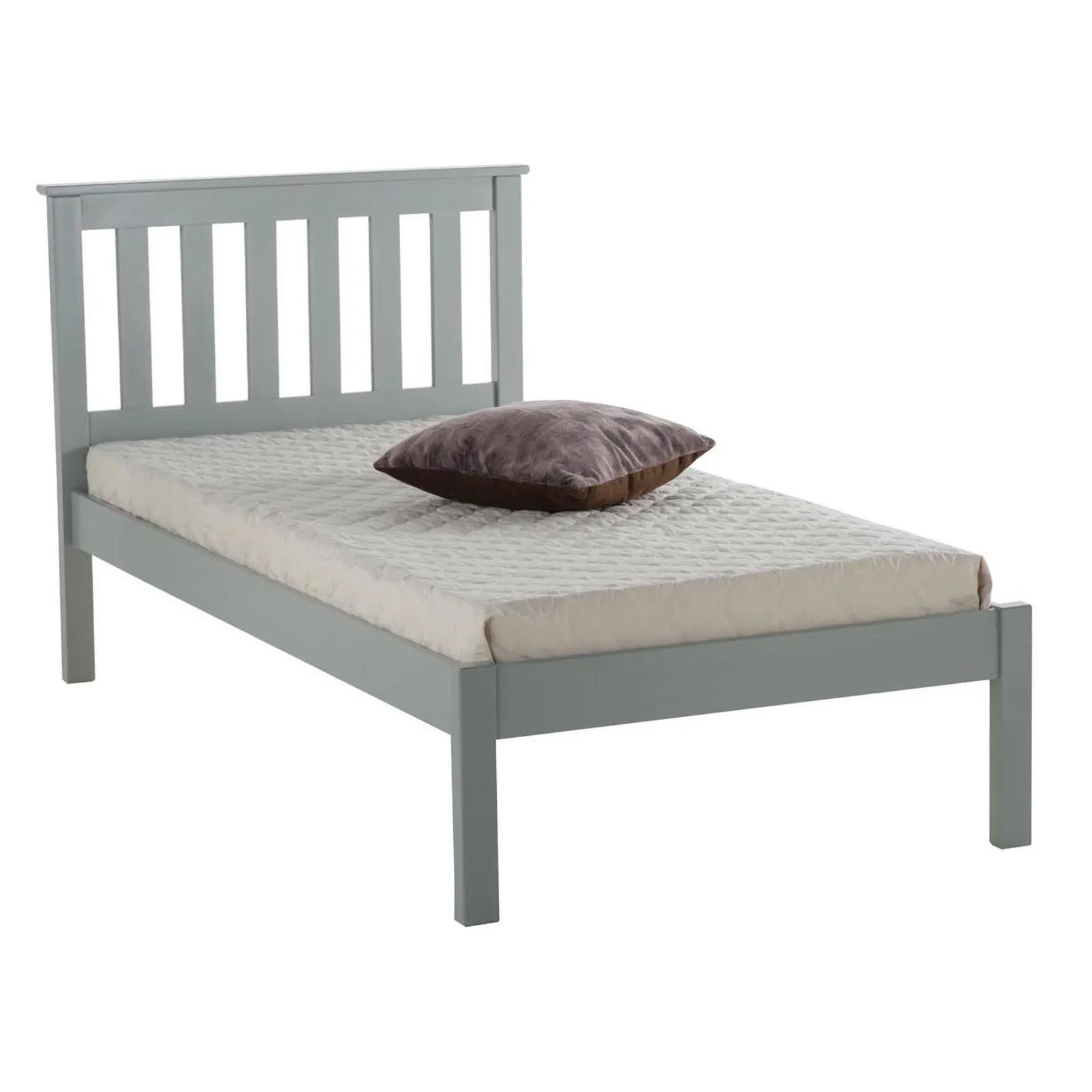 Denver Low End Bed Frame Grey