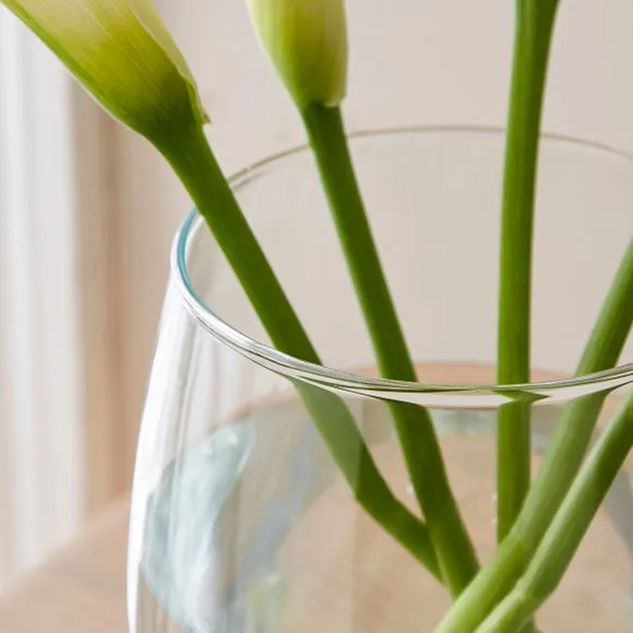 Curved Glass Bullet Vase 2