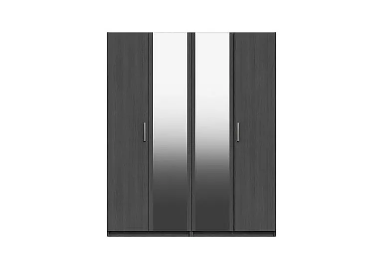 Waterloo 4 Door Wardrobe with 2 Mirrors