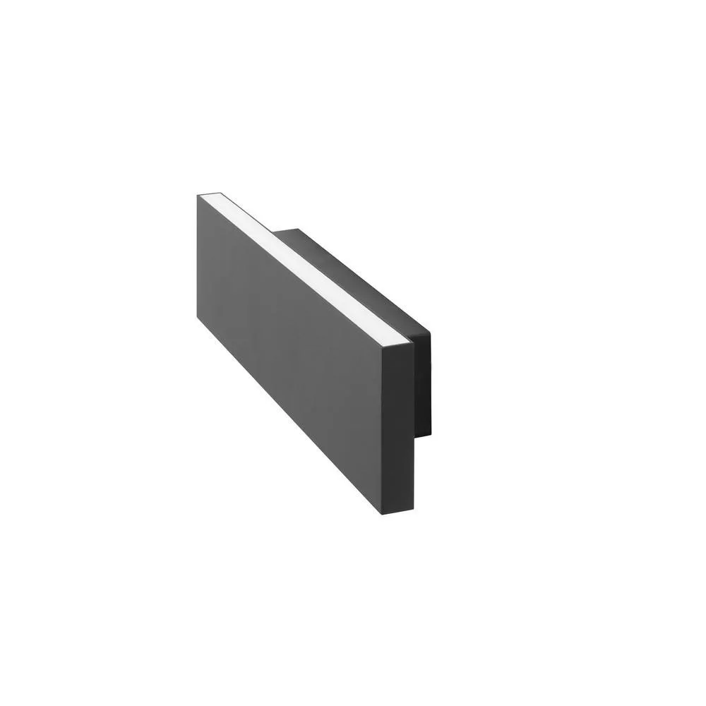 Netlighting Thin LED Up Down Wall Light Black 6.4W 3000K 215lm