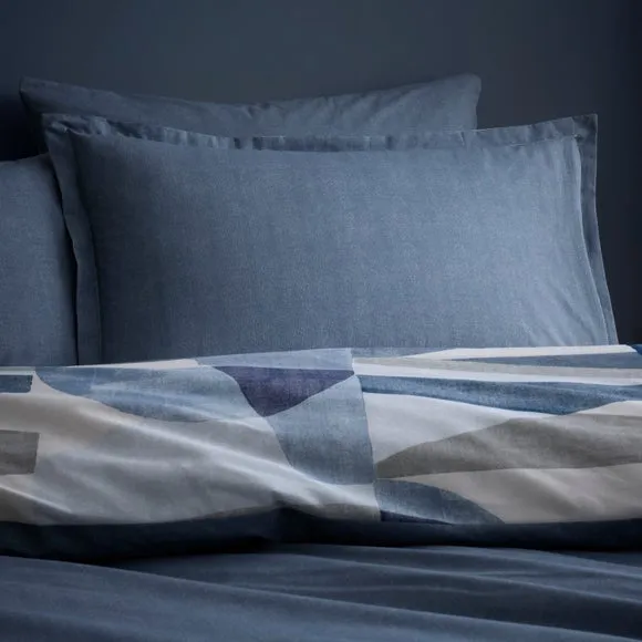 Bronte Geo Polycotton Oxford Pillowcase 2