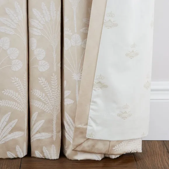 Dorma Luxe Palms Pencil Pleat Blackout Curtains 4