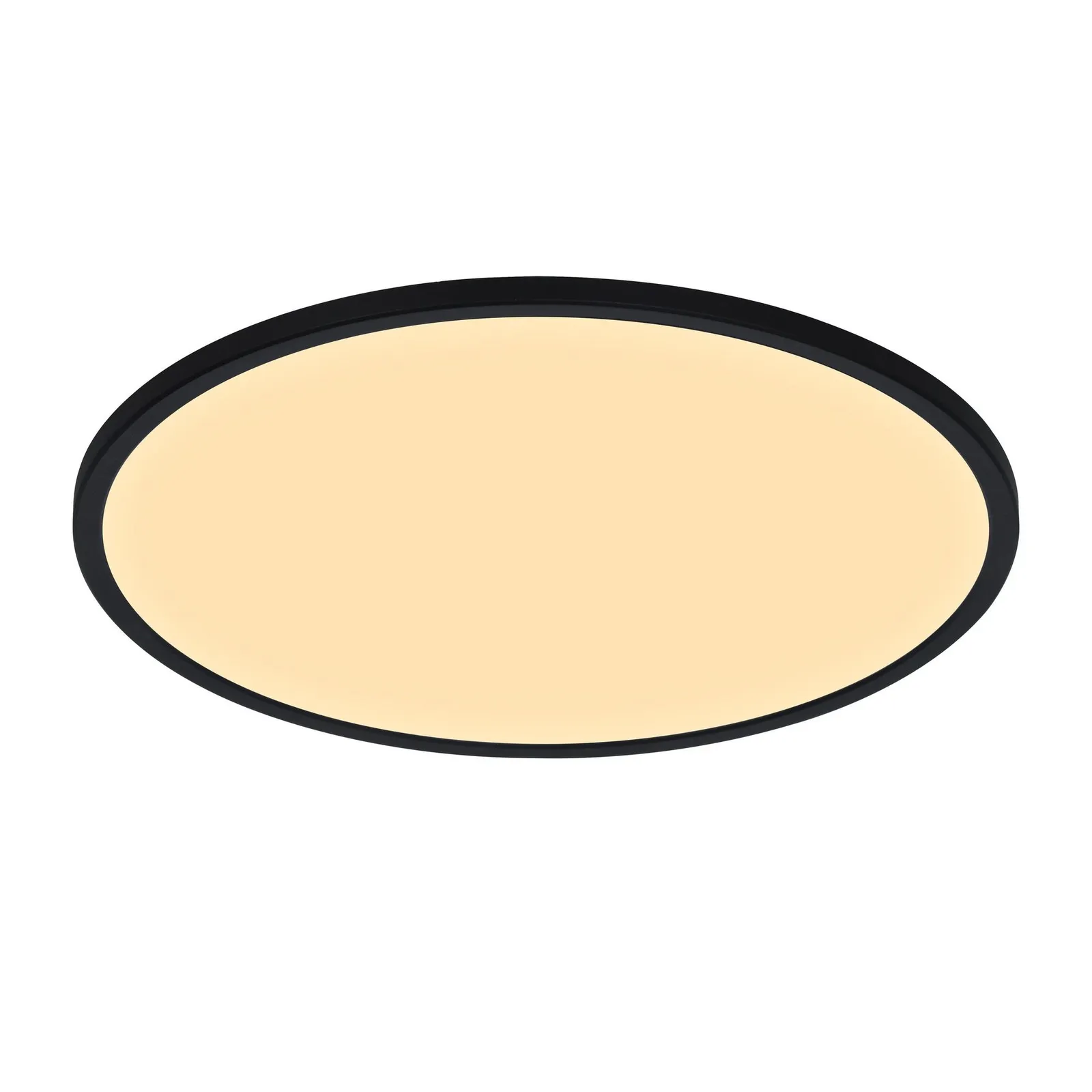 Nordlux Oja Ceiling Light Black Plastic LED 2700k Mains 60cm