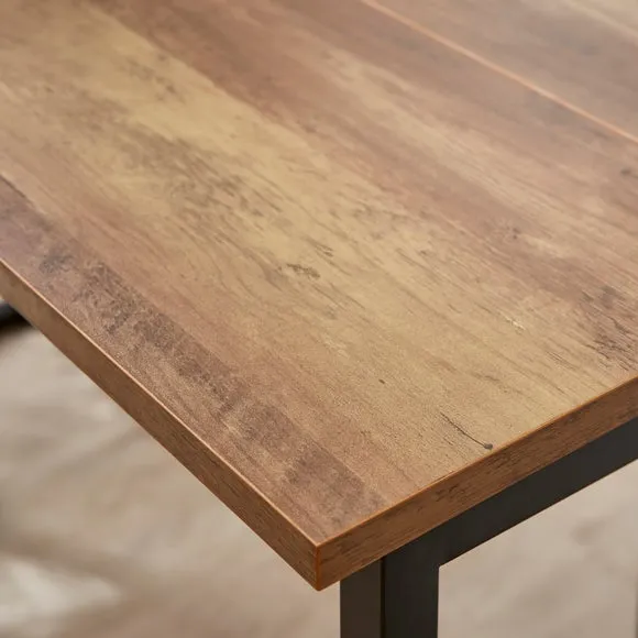 Fulton 2-4 Seater Console Dining Table, Pine Effect 5