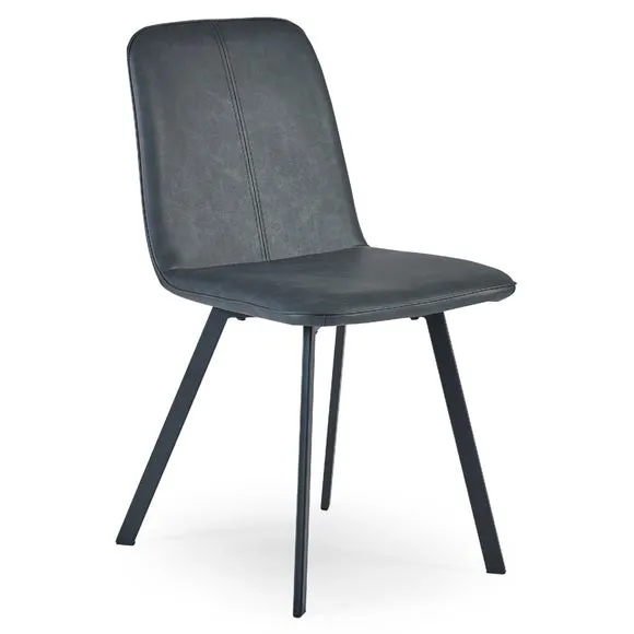 Goya Set Of 2 Dining Chairs, Faux Leather 3