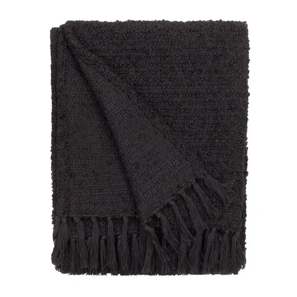 Yard Candar Cosy Woven Tassel Throw Blanket 4