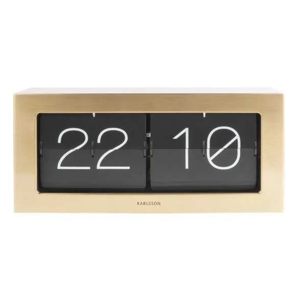 Karlsson XL Boxed Flip Mantel Clock 1