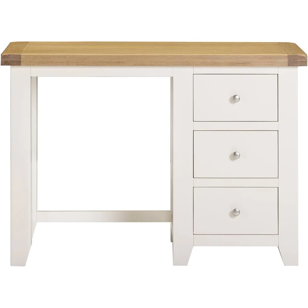 Seconique Windsor 3 Drawer Dressing Table (Fully Assembled) in Ivory 4