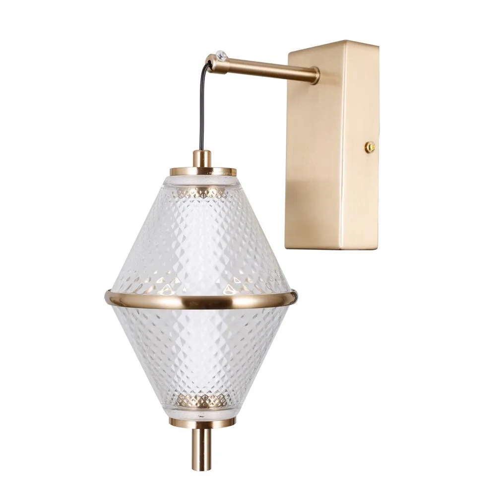 Netlighting Fuente Wall Lamp Gold 3000K Warm White