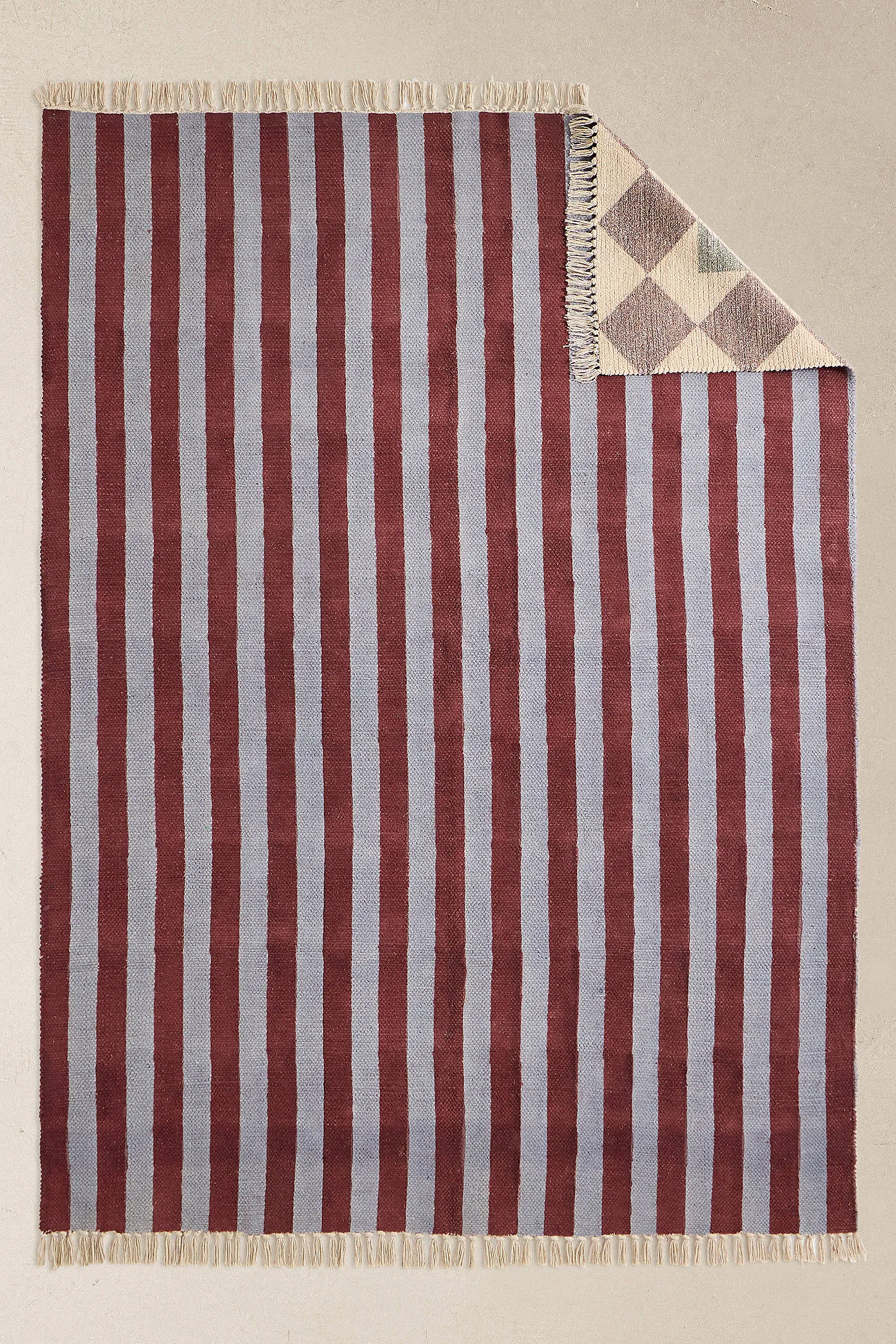 Tile Stripe Reversible 5x7ft / 150x210cm Rug 3