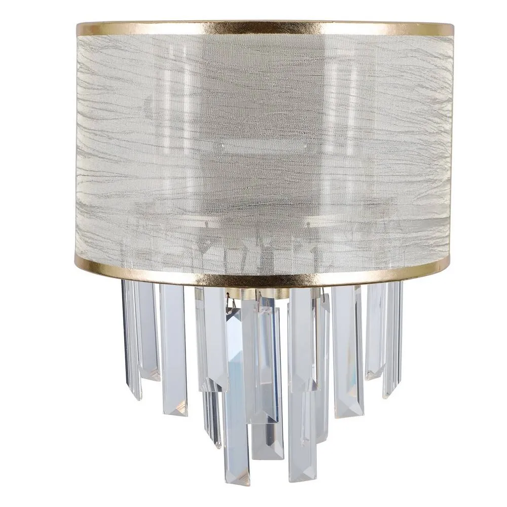 Netlighting Stylized Wall Lamp Ancient Brass 2 Light E14 in Gold 2