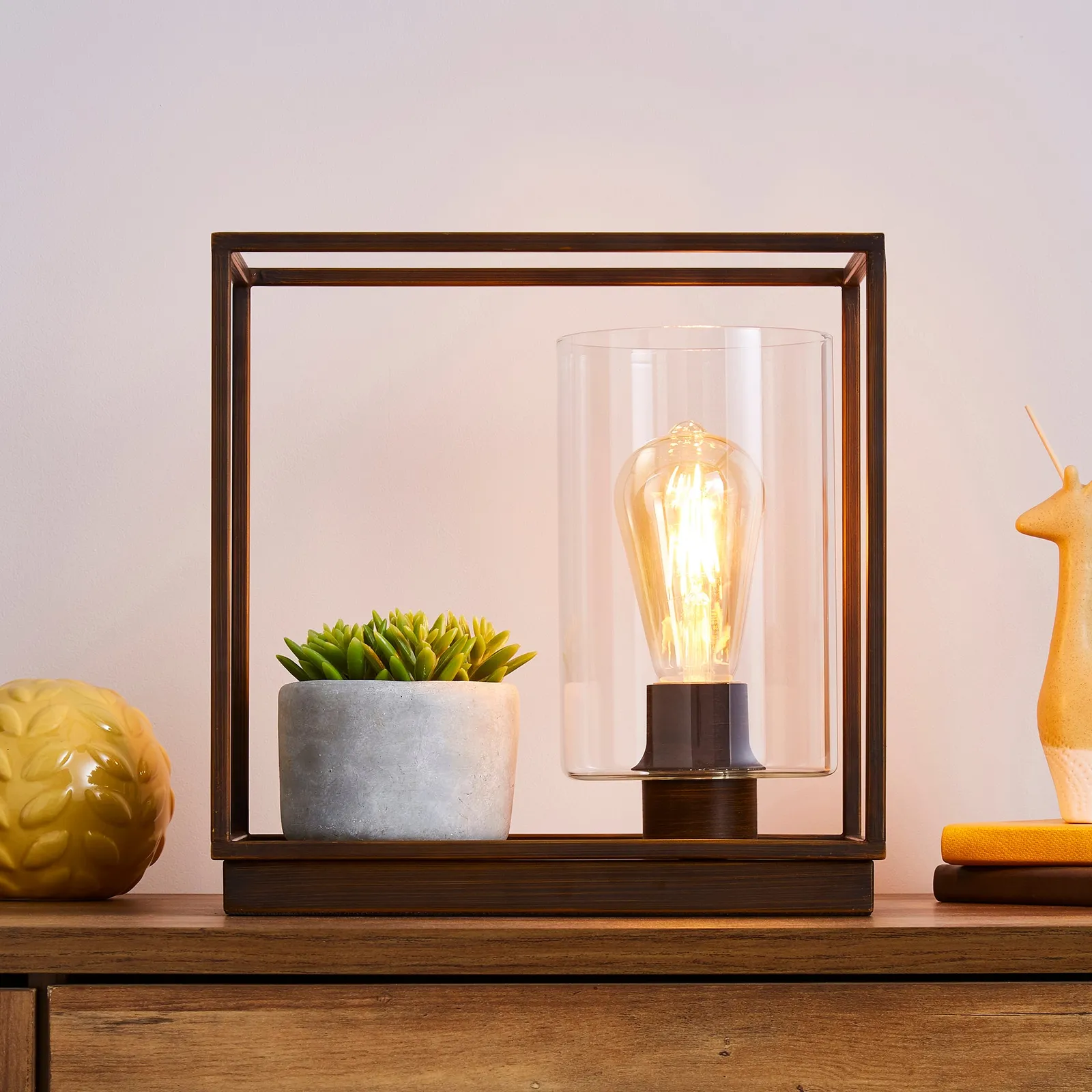London Industrial Shelf Table Lamp