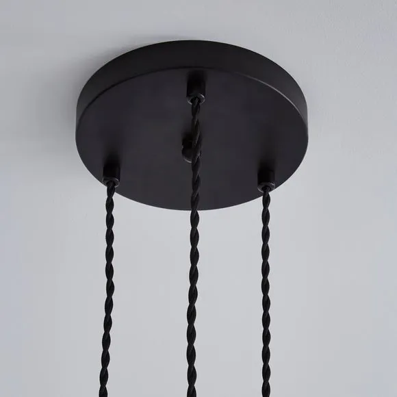 Charlie 3 Light Cluster Ceiling Light 4