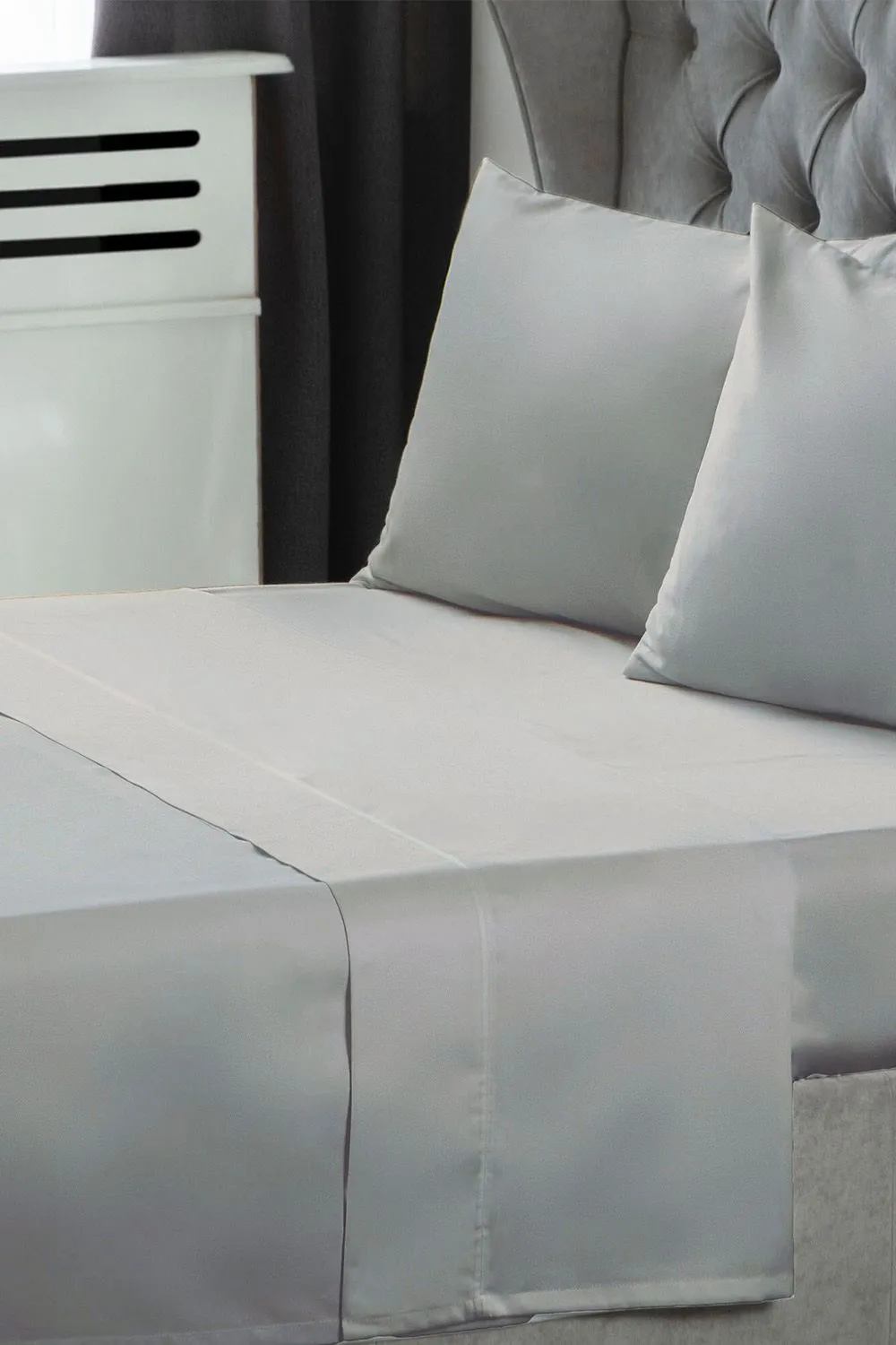 Belledorm Premium Blend 500 Thread Count Flat Sheet in White 2