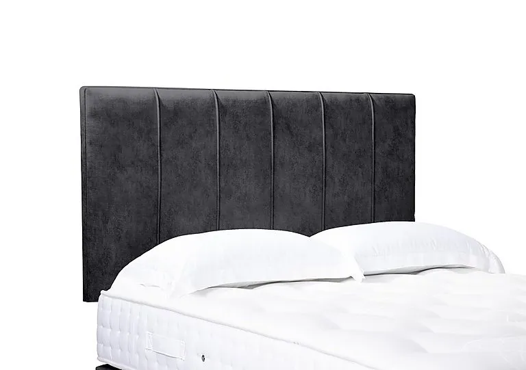 Artisan Collection Rhodes High Strutted Headboard - Single - Daytona Coal