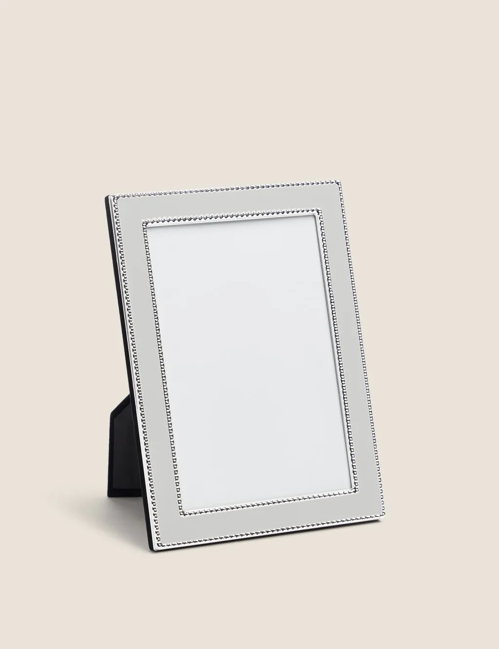 M&S Mia Beaded Photo Frame 5x7 inch Grey