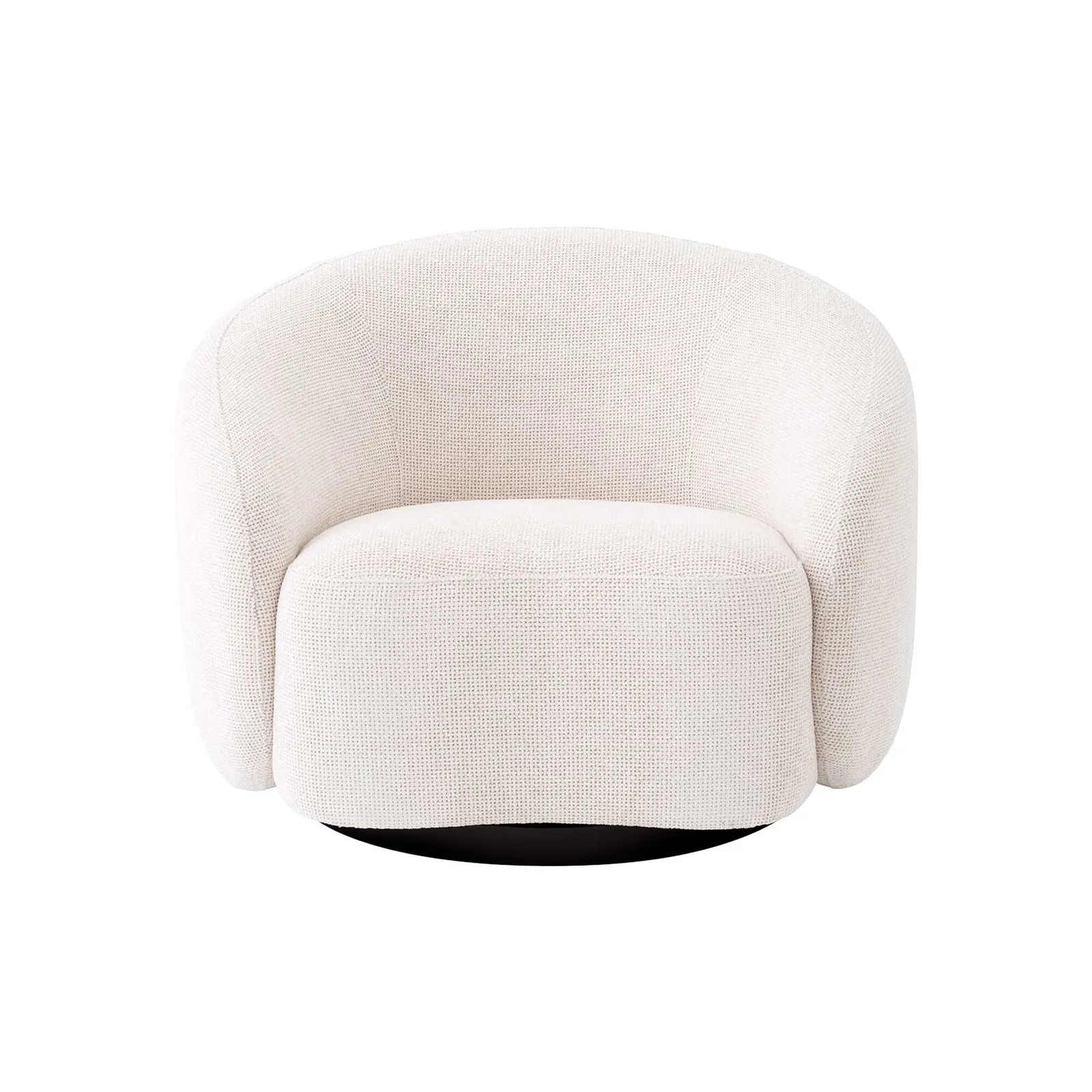 Eichholtz Swivel Armchair Amore 97X91X74, White Fabric | Barker & Stonehouse 3