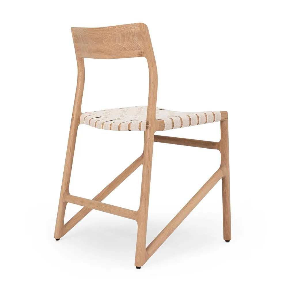Gazzda Fawn Dining Chair Oak & Natural Webbing 2