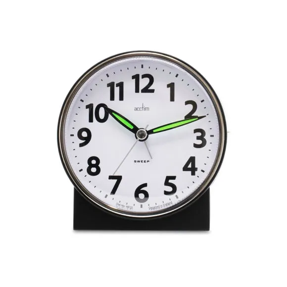 Acctim Micah Non Ticking Analogue Alarm Clock 2