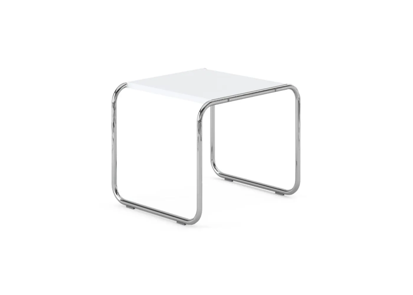 Knoll Laccio Low Table Square in White Laminate