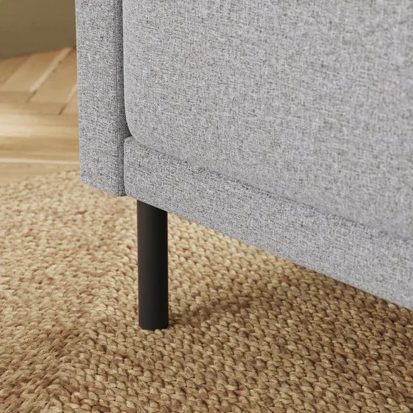 Amali Corner Dining Bench, Textured Weave 4