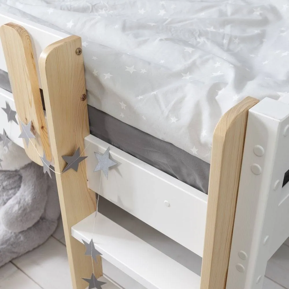 Nöa and Nani Una Sleepstation with Chest of Drawers, Cabinet & Desk in White 4