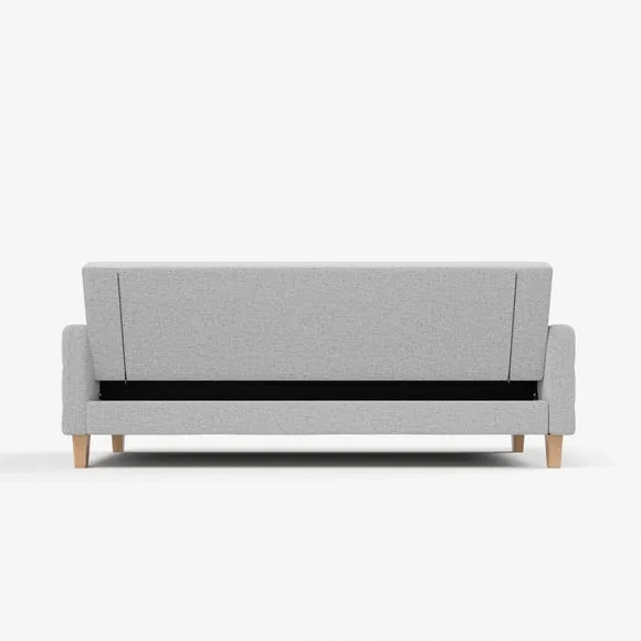 Harlow Flatweave Storage Double Sofa Bed 5