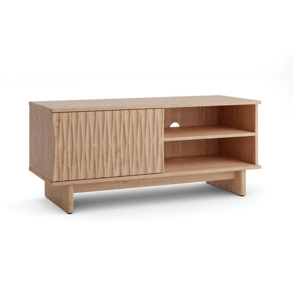 Inga Small TV Unit for TVs up to 44", Oak Effect 5